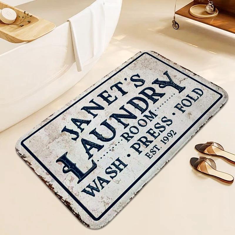 Carpet Laundry Room Outdoor Entrance Doormat House Entrance Mat Anti Slip Home Decorations Hallway Sleeping Room Rugs