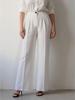 Women's High Waist Solid Color Casual Long Pants with Pockets