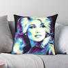 Dolly Parton Retro 80er Quadratisches Kissenbezug Polyester Leinen Samt Kreativ Reißverschluss Dekorative Wohnkissenhülle 45x45