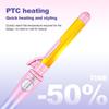 Rotating Curling Iron 1 Inch,Automatic Curling Iron,Easy-to-use Curling Wand for All Hair Types,Self Rotating Barrel with Dual Voltage,Fast Heating