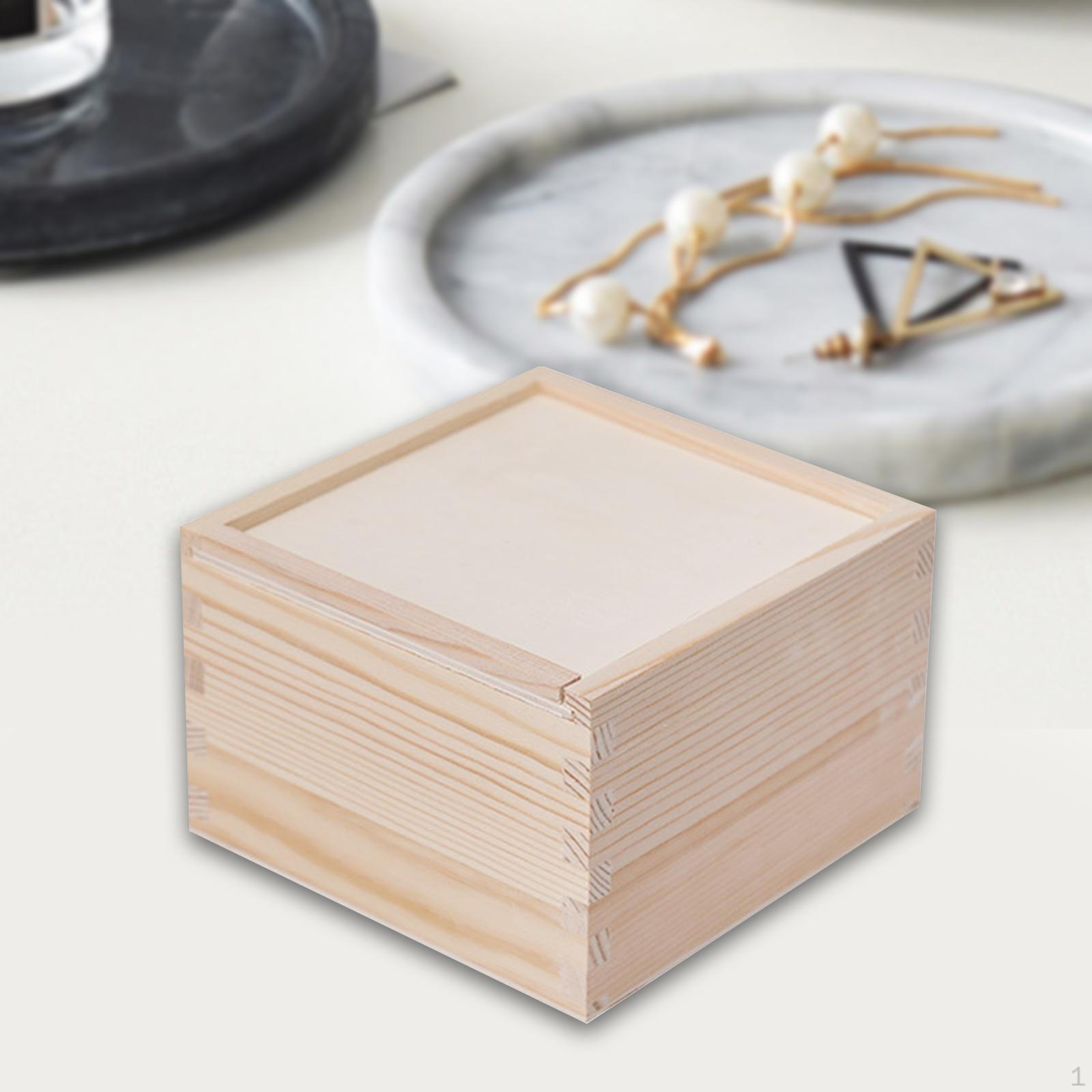 

Деревянная коробка, подарочный цветок, незавершенный деревенский контейнер, брелок, свадебные конфеты для открыток 12x12x8cm