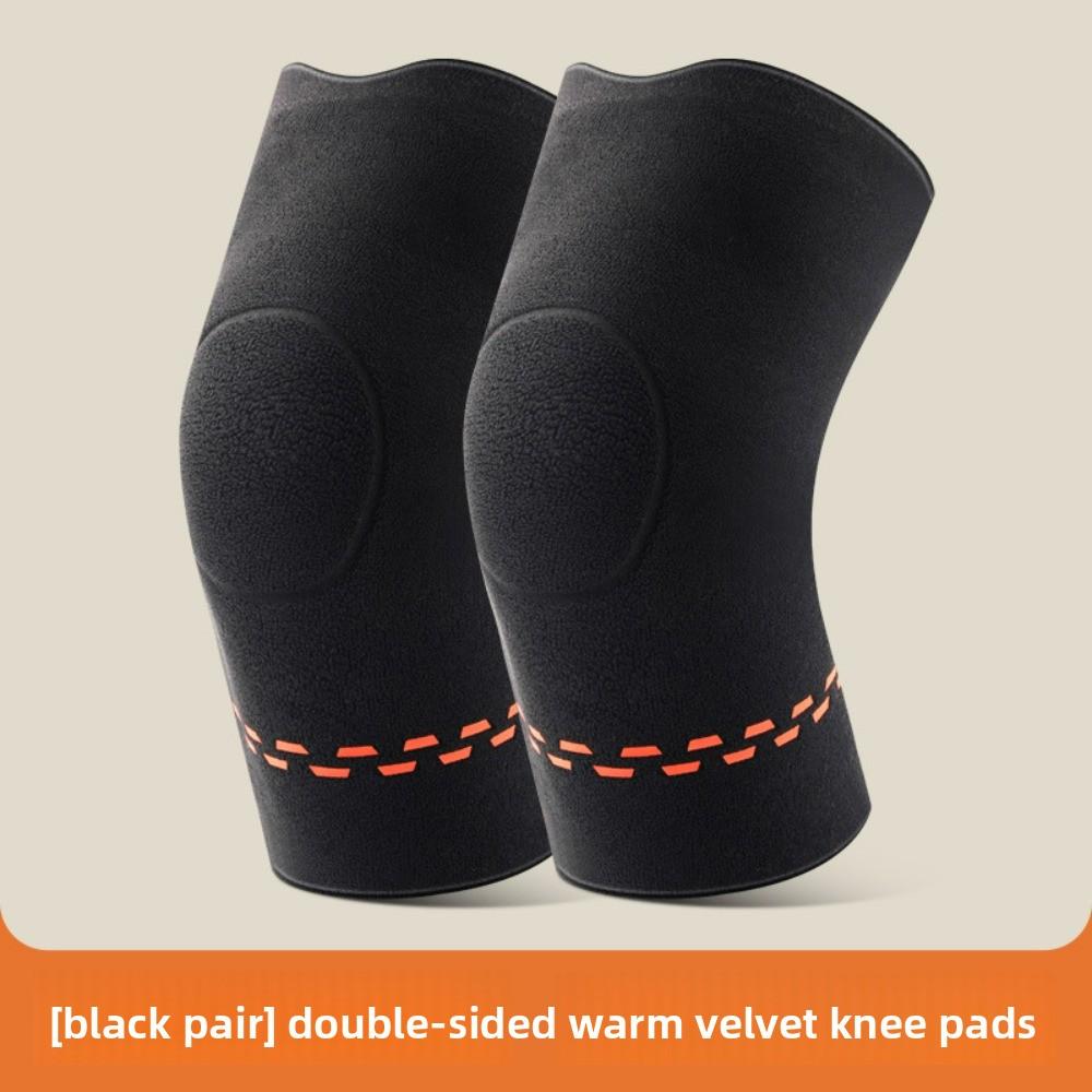 Winter andAutumn Cold-Proof Warm Knee Pads Double-Sided Fleece Legs Warmers Ideal For Old Cold Legs Thickened Heat-Retaining Knee Ergonomic Support