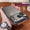 Compatible iPhone 17 Pro Max Electroplated Glitter Full Coverage Lens Film Anti-Fall Protective Case