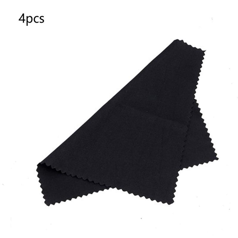 Polishing Cleaning Cloths 4 Pack Accessory Cleaning Cloths Guitar Polishing Microfiber Wax Removal Cloths