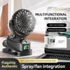 New Mini Fan Refrigerating Clip Spray Fan Rechargeable Office Dormitory Outdoor Multi-Functional Desktop Clip Fan Moisturizing
