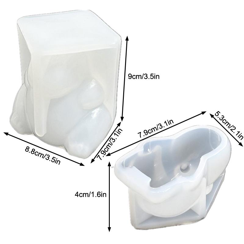 Cute Capybara Silicone Mold Cartoon Animal Milk Jelly Pudding Silicone Mould Home Kitchen Baking Accessories Party Restaurant