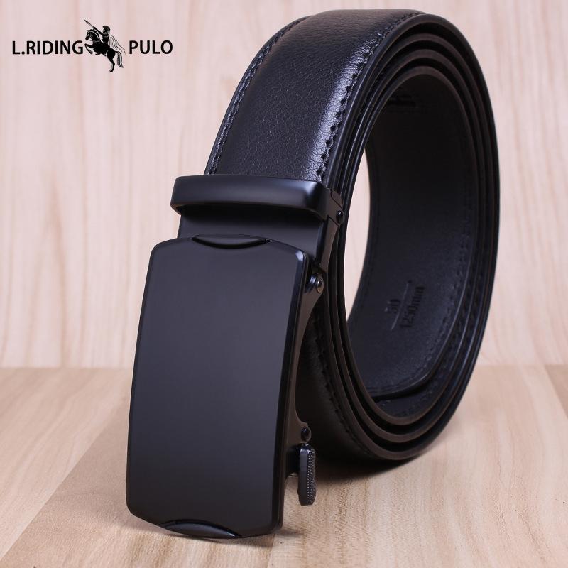 Gürtel Herren High-End Leder Automatikschließe Rindsleder Gürtel Herren Business Herren Hosen Lässig