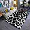 Leopard Print Animal Fur Carpet Yoga Living Room Room Decor Children's Crawling Mat Doormat Area Rug Games Mat