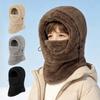 Windproof Hood Kids Ski Mask Full Protection Toddler Neck Warmer Baby Face Cover Outdoor Skiing