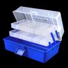 Three-Tier Fishing Tackle Box Outdoor Portable Organizer with Handle