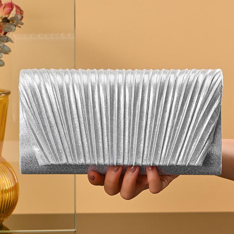 Модная женская сумка через плечо для вечеринки Клатч Вечерние сумки Женские однотонные Универсальные Свадебная сумка через плечо Сумки для вечеринок