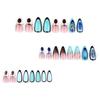 Y2K Millennial Style French Almond-Shaped False Nails - Short Detachable Tips