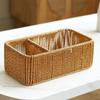 Tissue Box Cover Decorative Paper Case Dispenser Imitation Rattan Woven Holder Napkin