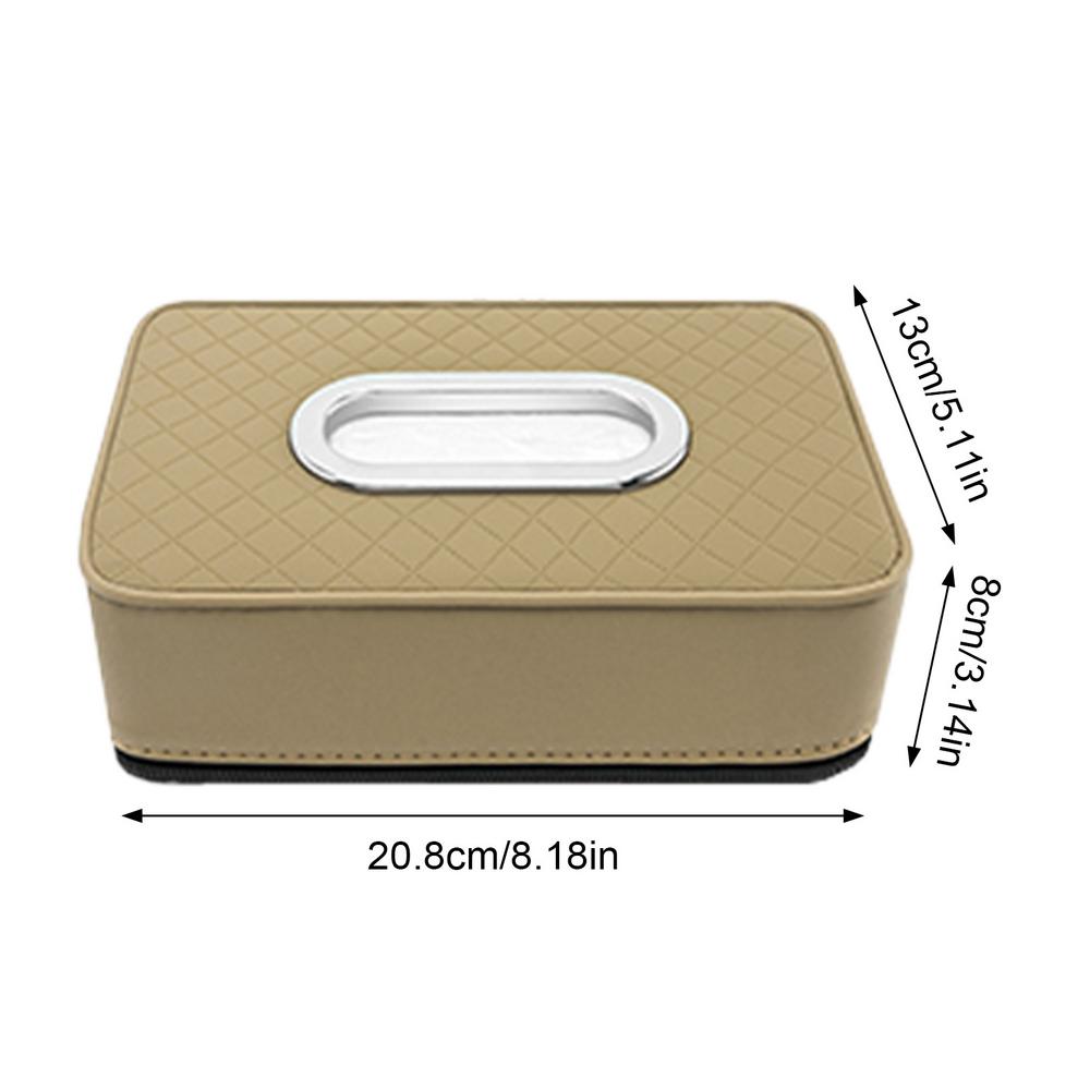 

Держатель для салфеток на заднее сиденье автомобиля, чехол для салфеток на заднее сиденье автомобиля, регулируемый держатель для коробок салфеток, коробка для салфеток для автомобиля, органайзер для козырька автомобиля с бежевый