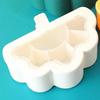 4 in 1 Seasoning Box with Spoon Spice Jar Multi Compartment Salt Pepper Spice Jars Pots Kitchen Accessories Condiment Container