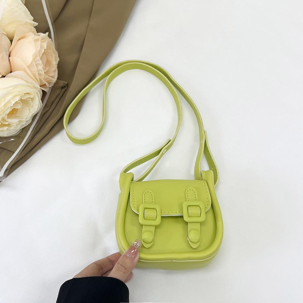 

Маленькая квадратная сумка из ПУ кожи Элегантная сумка для губной помады Повседневная мини-сумка-седло Женская светло-зеленый