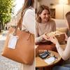 Stylish INS Style Cute Photocard Holder Decorative Pearl Bow Girls Photocard Case Soft PU Protective Photos Bag Charm Keychain