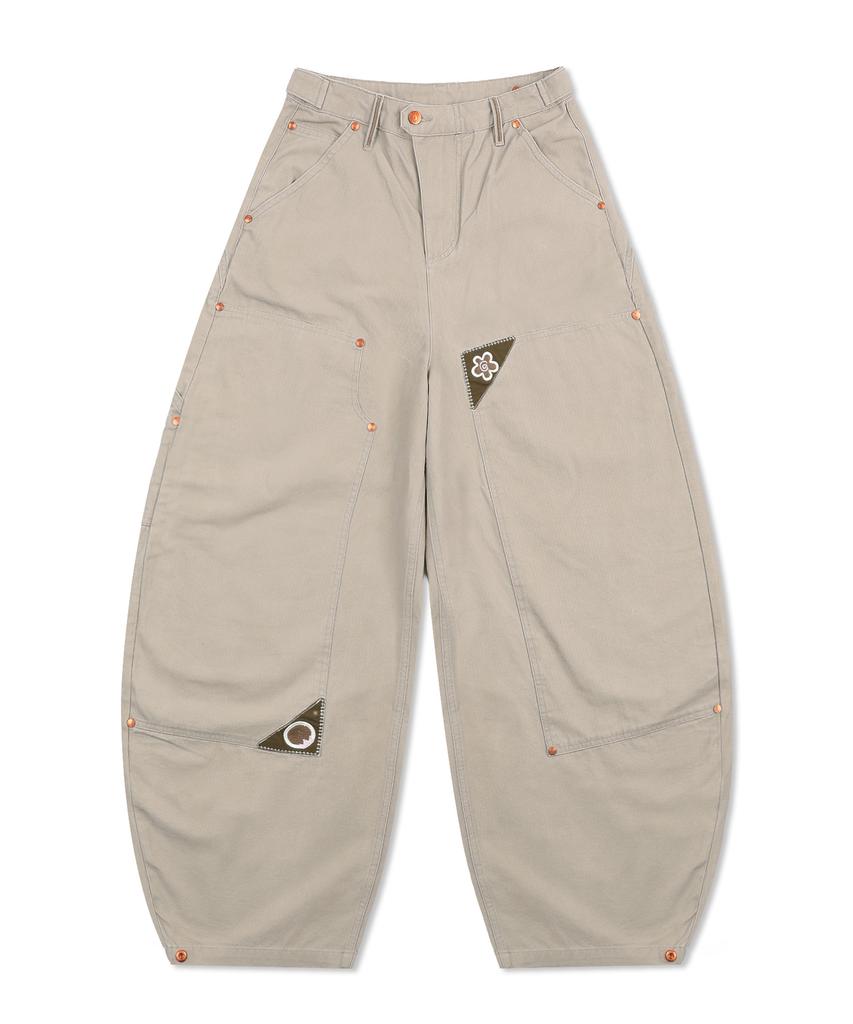 RuNaKi'Hu' Wxp082 Shiori Double Knee Balloon Pants (Beige)