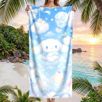 Large Beach Towel Quick Dry Absorbent Towel For Beach IndoorCinnamoroll