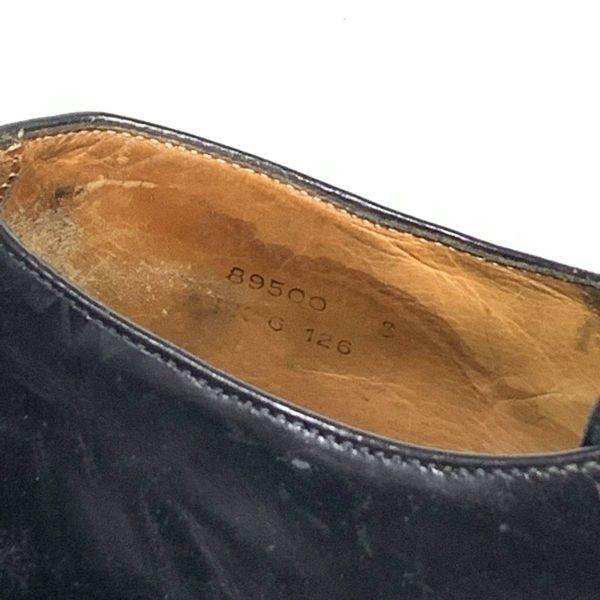 70s-80s England Made/Lotus/MILFORD U/Monk Strap Shoes/8/26.5cm/Black/(USED)