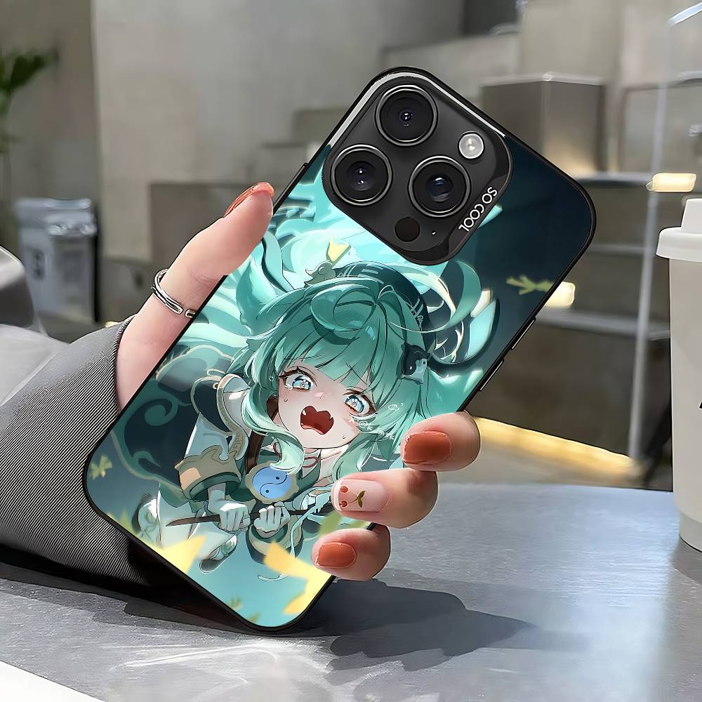 

Чехол для телефона Honkai Star Rail Huohuo Для iPhone 17 16 15 14 13 12 11 Pro Max Plus Цветной Ударопрочный Задняя крышка Серебристый iphone14