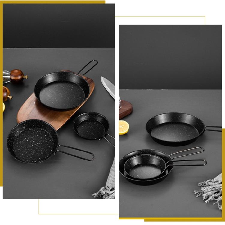 3Pcs Portable Frying Pans with Removable Handle Nonstick Skillets Light Weight Grill Pans Cookware for Camping Travel