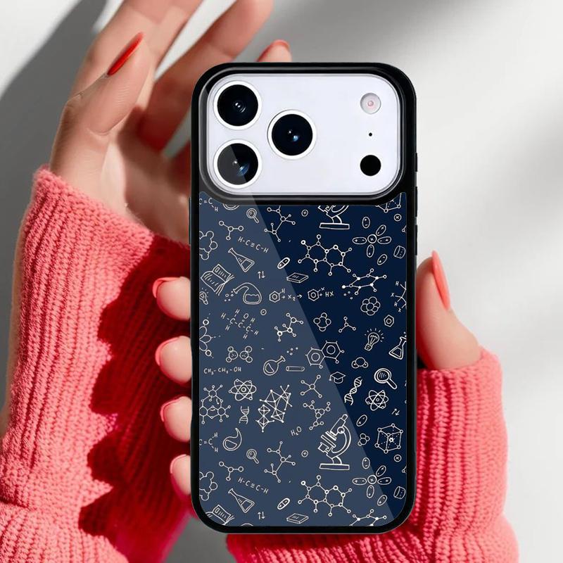 Science Chemistry Caffeine Phone Case for iPhone 17 Air 16e 15 14 13 Pro Max Back Cover for 12 11 Pro Coque