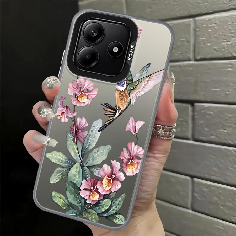 Case for Xiaomi Mi 12T Pro 13T 11 Lite Back Phone Cover Flowers Silicone