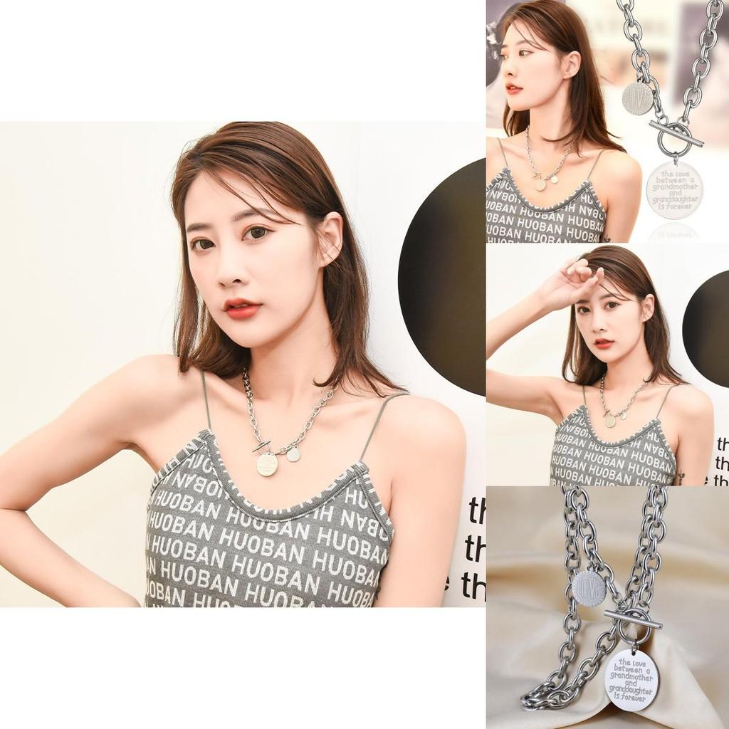 Steel Titanium Versatile Letter Necklace For Women With Contemporary Design Ideal For Weddings Travel And