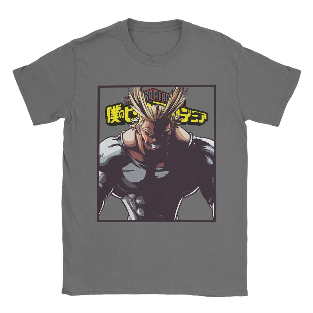 My Hero Academia Plus Ultra Gym T Shirts Men Women Pure Cotton Novelty T-Shirts Crew Neck  Tees Short Sleeve Clothes Printed