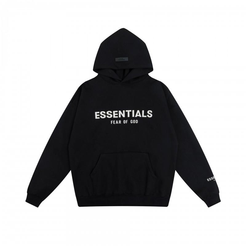 Unisex Oversized Hooded Sweatshirt With Flock Letter Print Soft Cotton Blend Warm Lined