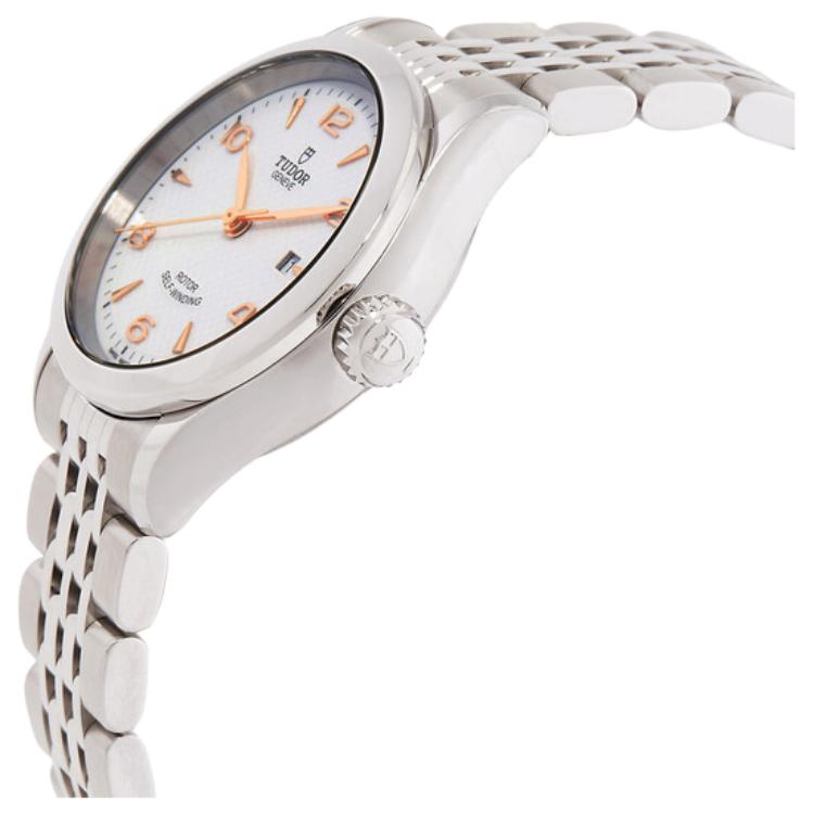 Tudor 1926 Series Automatic Mechanical Movement 100m Water Resistant Casual Watch Women Watches White Steel M91350-0011