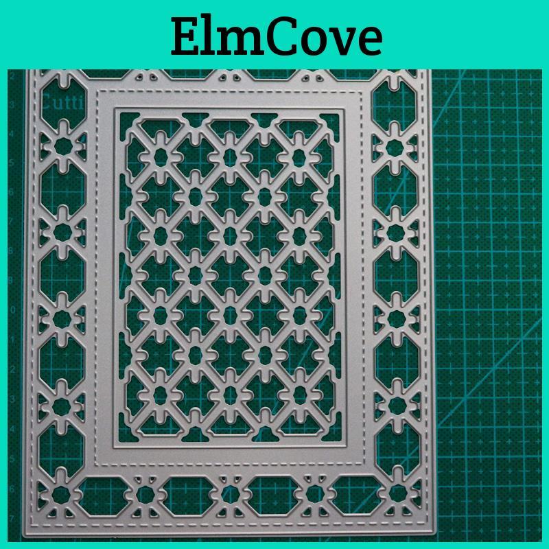 Die Metal Big Background Size Cutting Dies Frame Craft Cutting Die Embossing Stencil For Handmade