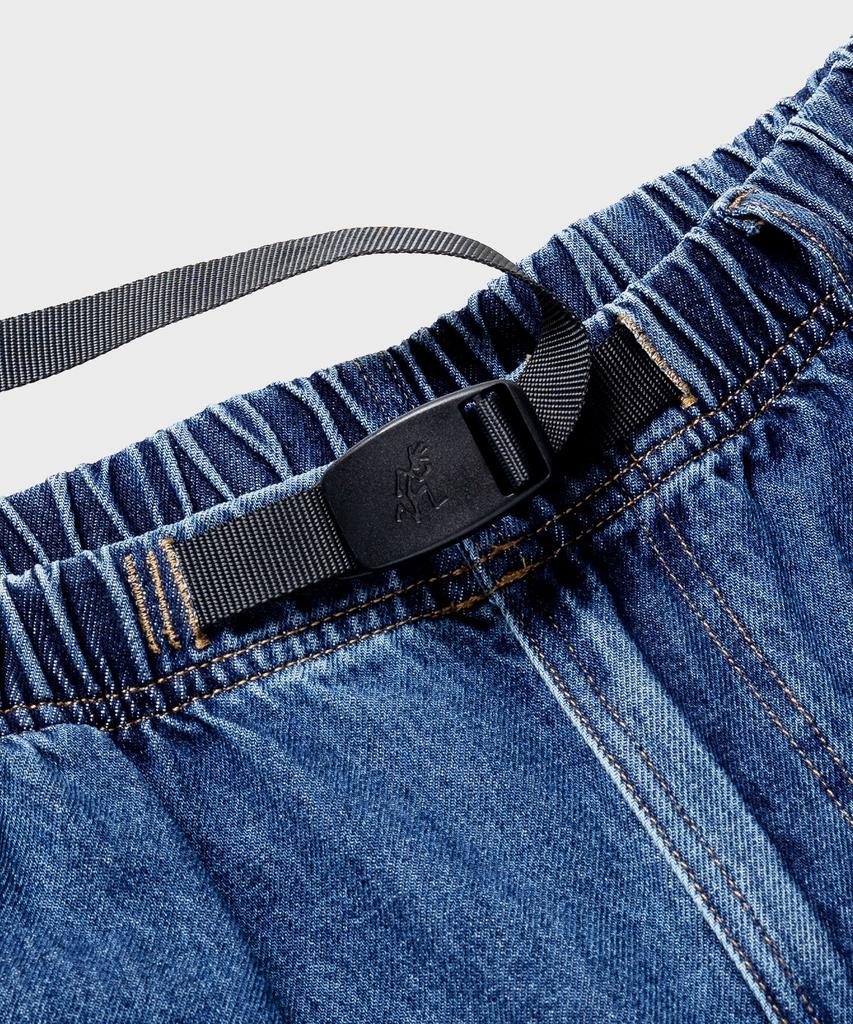 Geulamichi Loose Denim Shorts Mid Indigo