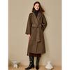Inman Women's Alpaca Wool Blend Double-Faced Long Coat