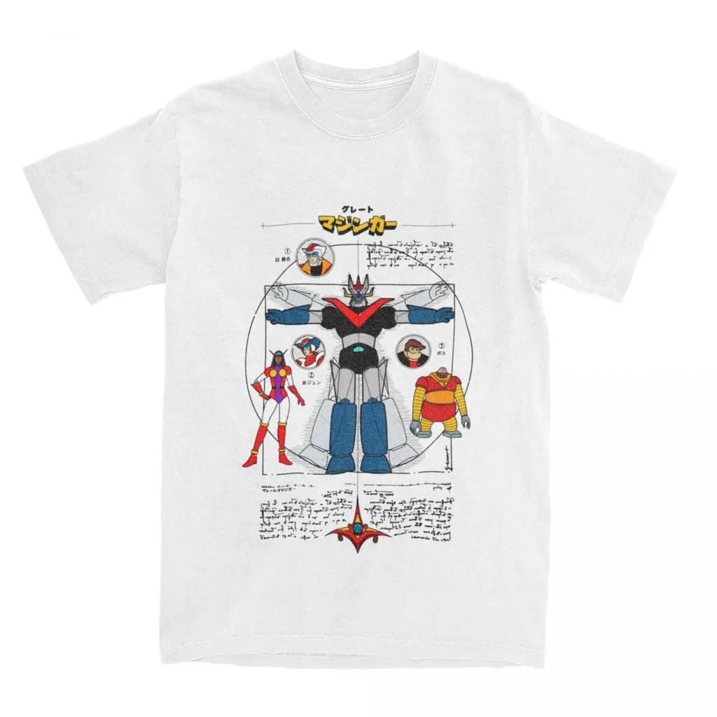 Men Women Robot Tranzor Z Graphic T Shirt Outfit Novelty  Koji Kabuto Robots T Shirts Tee Clothing