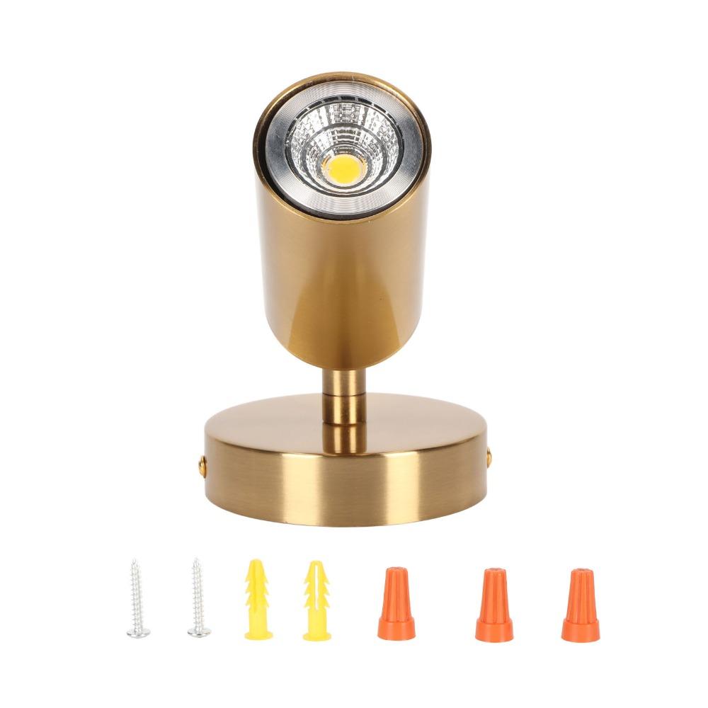 3000K Warm Light Wall Lamp 7W LED Wall Sconce Modern Ceiling Spotlight Fixture Hotel