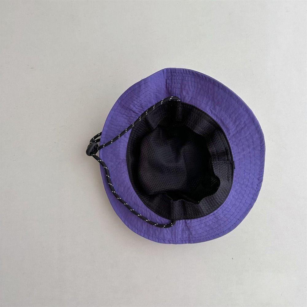 Baby Children Bucket Cap Quick-dry Fisherman Caps New Sunscreen Hat  3-7 Years