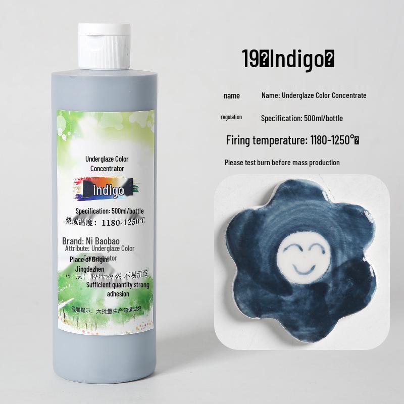 Ceramic Underglaze Concentrate 500ml – Medium Temp Pigment for Pottery Painting