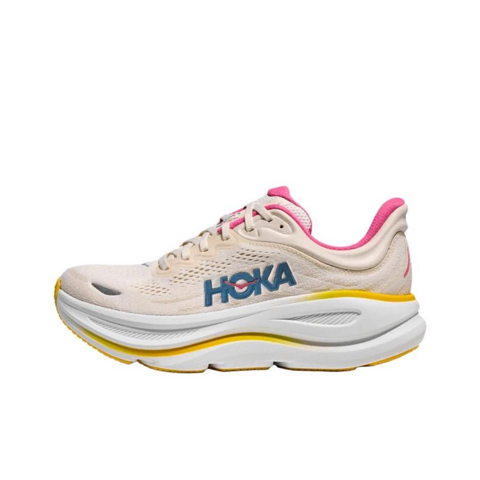 HOKA One One Bondi 9 Comfortable Versatile Breathable Running Shoes Women Sneaker Beige 1162014-ALBST