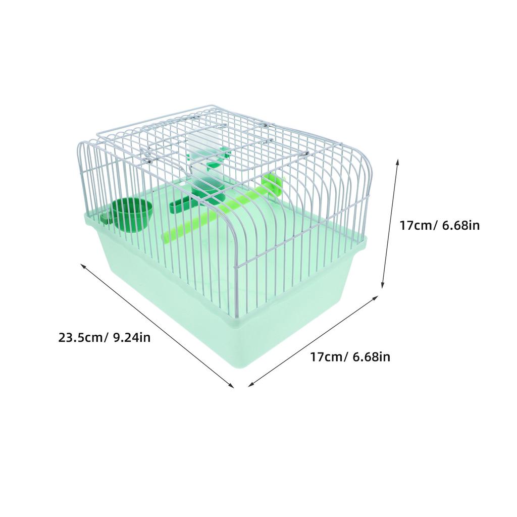 Portable Small Bird Cage ABS Iron Spacious Travel Carrier Perch Food Box Water Dispenser Parrot Carrying Cage Bird Carrier