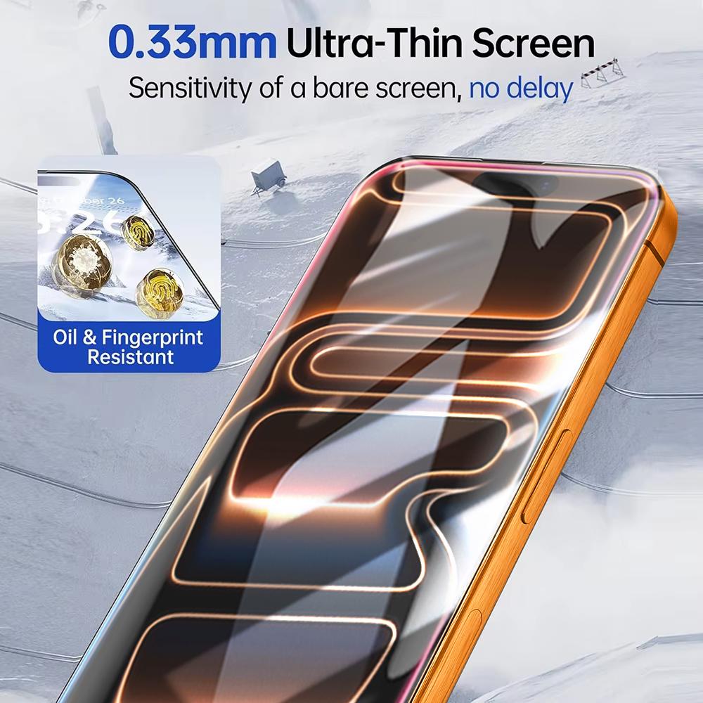 4 pçs 8k hd vidro temperado para iphone 17 pro max ar 14 15 plus 13 12 mini 11 16 pro max 16e xs capa completa protetor de tela vidro