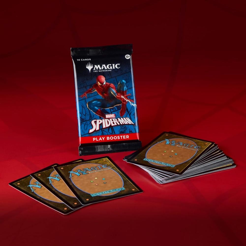 Magic  The gaThering Homem-Aranha Play Booster Versão Inglesa Caixa Com 30 Pacotes