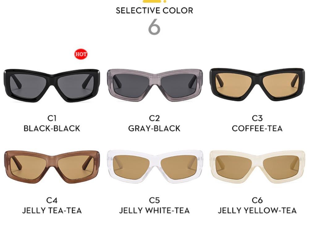 New Women Y2k Sunglasses Vintage Punk Men's Sun Glasses Retro Oval Mirror Lenses Eyewear Outdoor Cycling Glasses UV400 Goggle