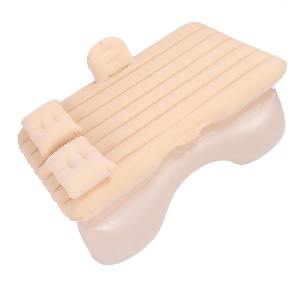 Aufblasbare Auto-Luftmatratze mit 2 Kissen Erhöhter Komfort Stabile Unterstützung Tragbarer Auto-Rücksitz