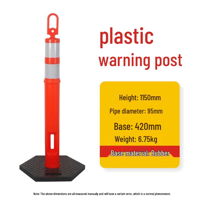Bollard Riflettente in PU Anti-Collisione: Segnaletica Stradale & Delimitatore di Corsia