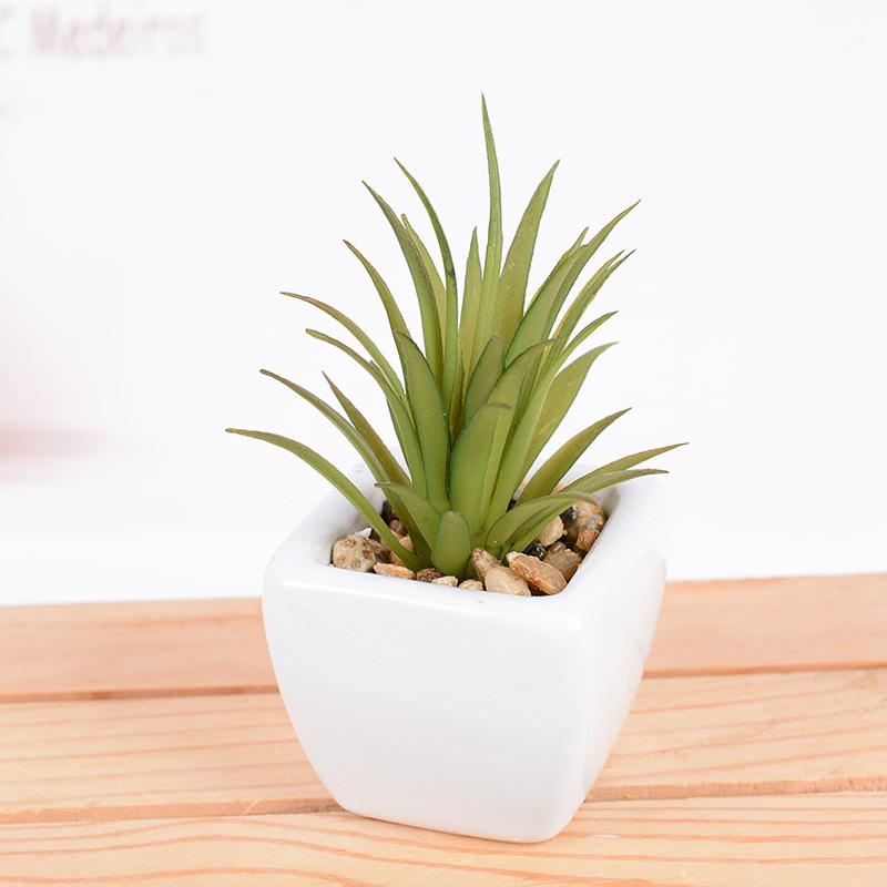 Simulation Plant Decoration Potted Plant Nordic Green Plant High Imitation Ornament Home Living Room Fake Flower Succulent Decoration