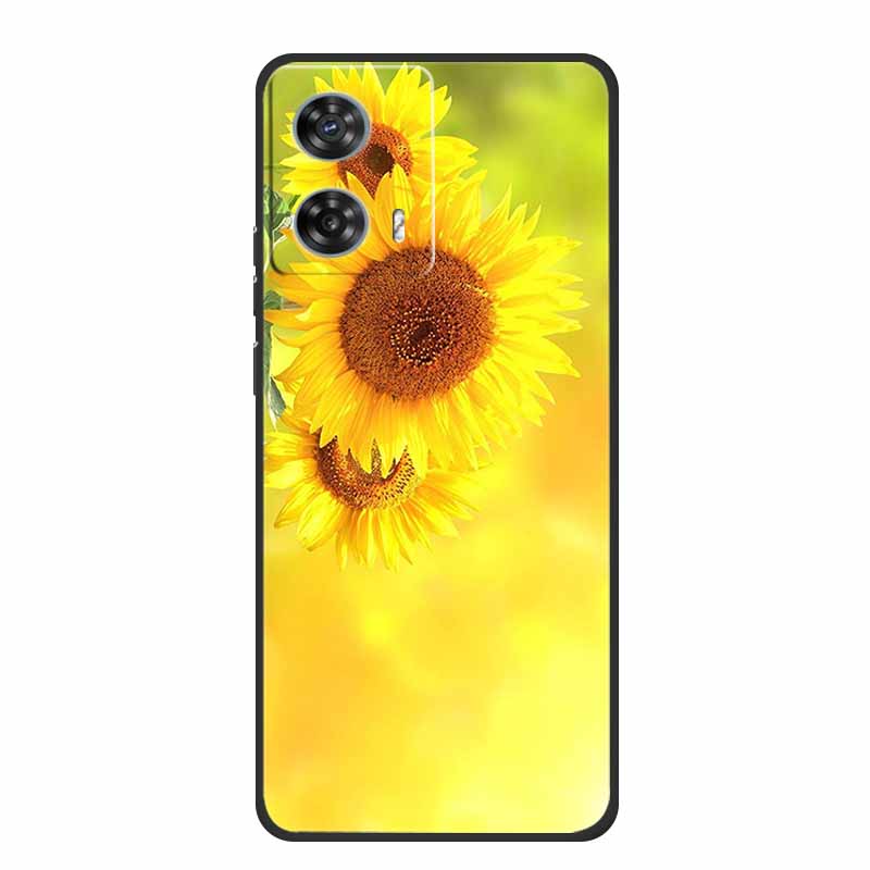 For Motorola G85 Case G 85 Phone Cover Black Silicone Soft Case For Motorola Edge 50 Fusion S50 Neo G24 Power Back Cover Case