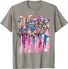 Butterfly Art Rainbow Butterflies Lover Collection T-Shirt Y2K Style Cotton Daily Four Seasons for Women Girl Men Shirts