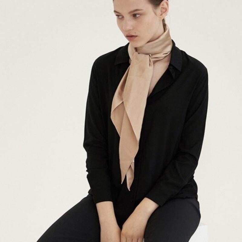 BB’DE SOLI’DE solid silk scarf 6color